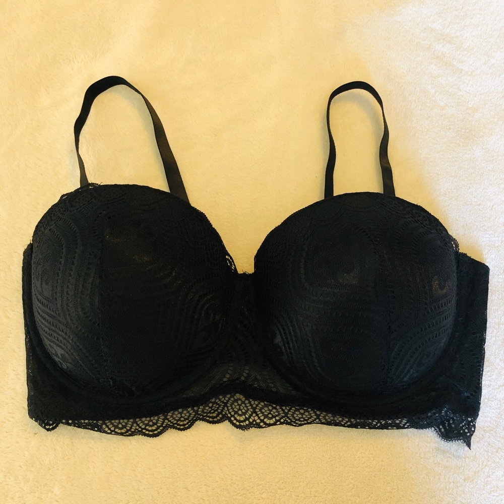 Black Lace Bra
